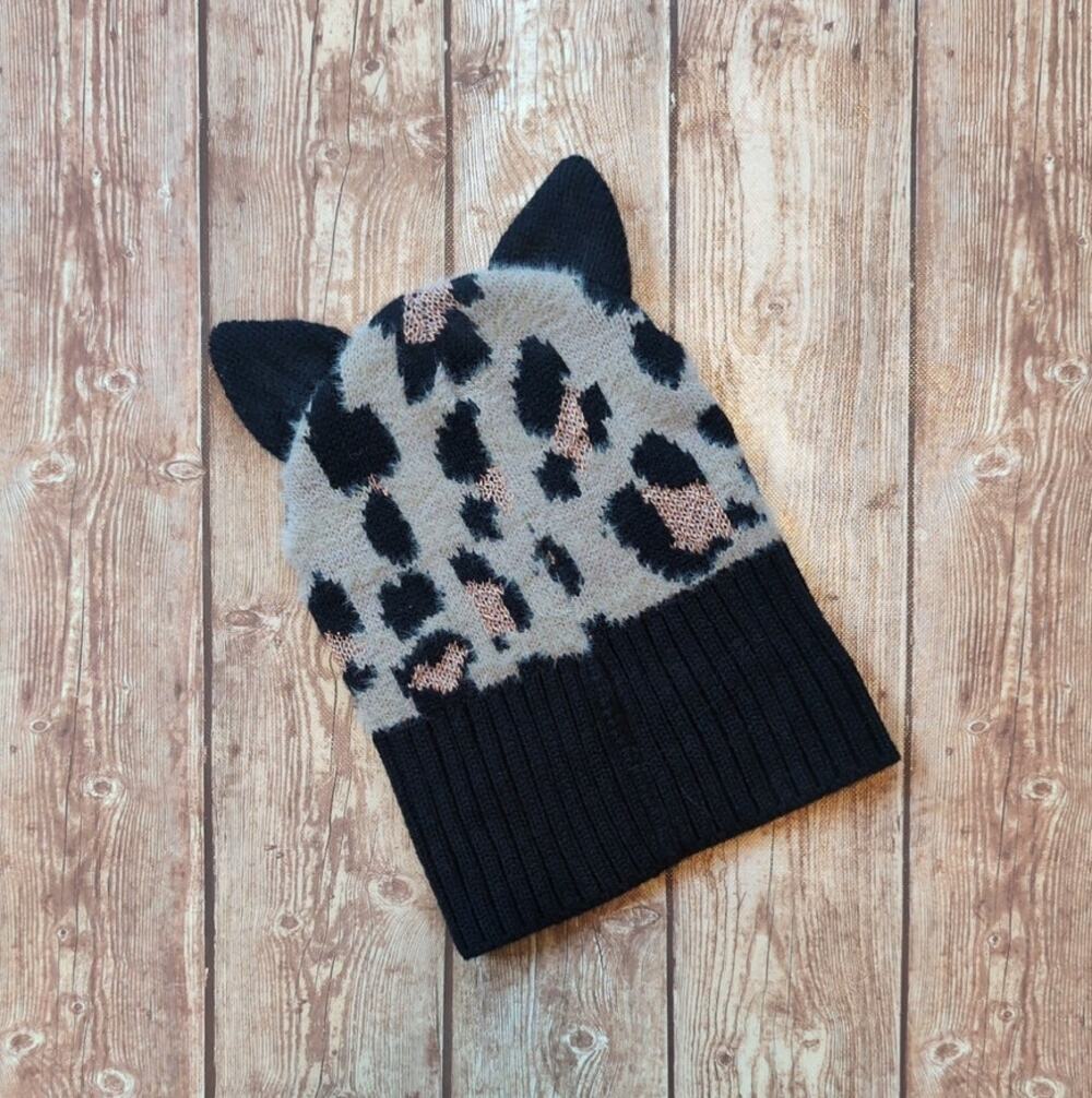 Tucker + Tate Kids' Animal Print Beanie - TAN BISCOTTI CHEETAH -Brown- One Size